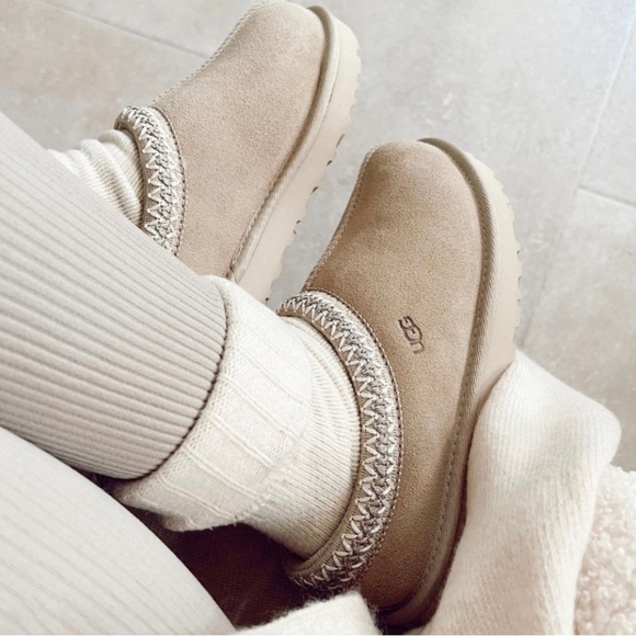 UGG Tasman Slippers Mustard Seed Silp On  Womens 5955-MSWH Ships out in one day - Picture 3 of 17